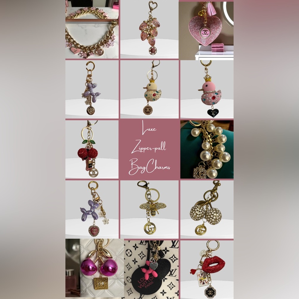 Customize A Lux Zipper-pull Bag Charm
